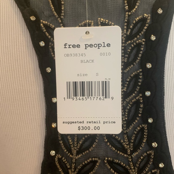 LAST ONE NWT $300 Fee People Twilight Mini Dress Black Small S Cocktail Party - Picture 13 of 16